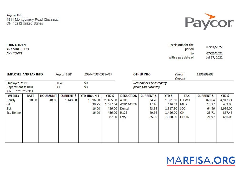 Downloadable USA software technologies company employee sheet example